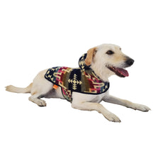 Cargar imagen en el visor de la galería, Poncho para mascotas con capucha Poncho Poncho para mascotas con capucha PONCHO PARA MASCOTAS CON CAPUCHA DE OTAVALO EN ECUADOR. MODELO AQUA MARINA KiruPets www.kirupets.com